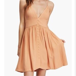 Roxy Golden Lights Textured Sundress Size XL SKU#S2478